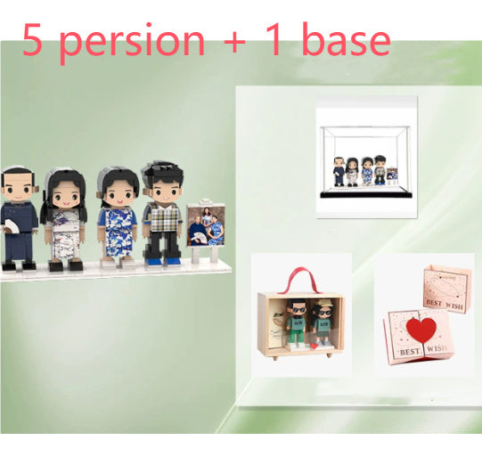 DIY Building Blocks With Photo-based Portraits